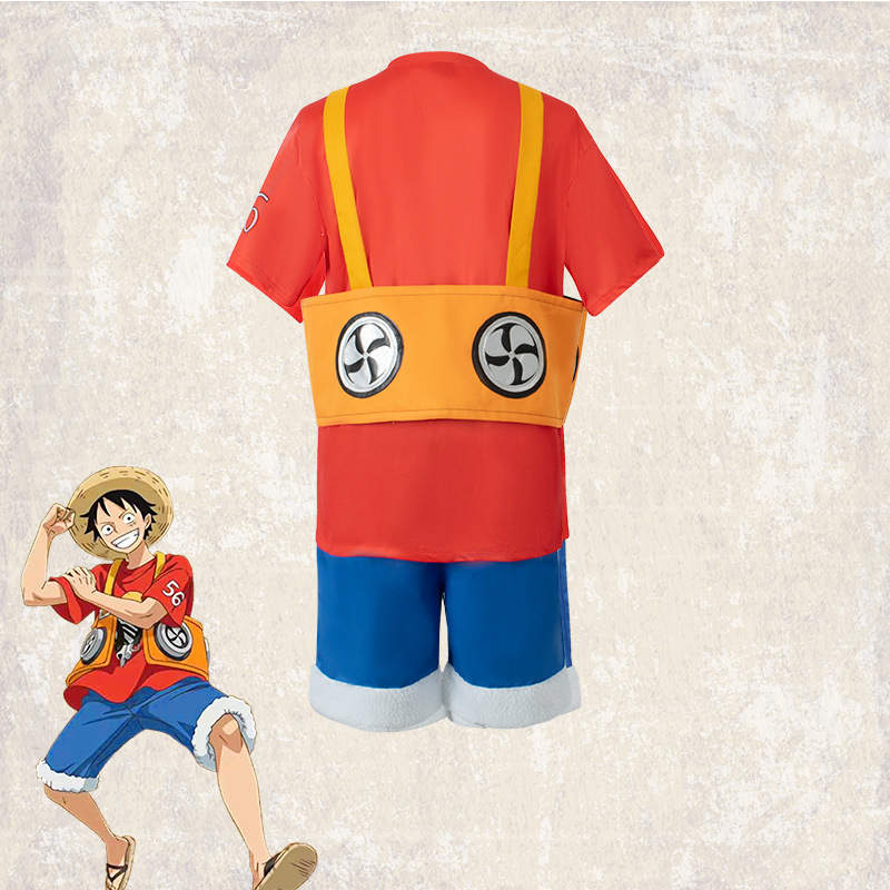 Costume da cosplay Monkey D Luffy One Piece - Set Italy