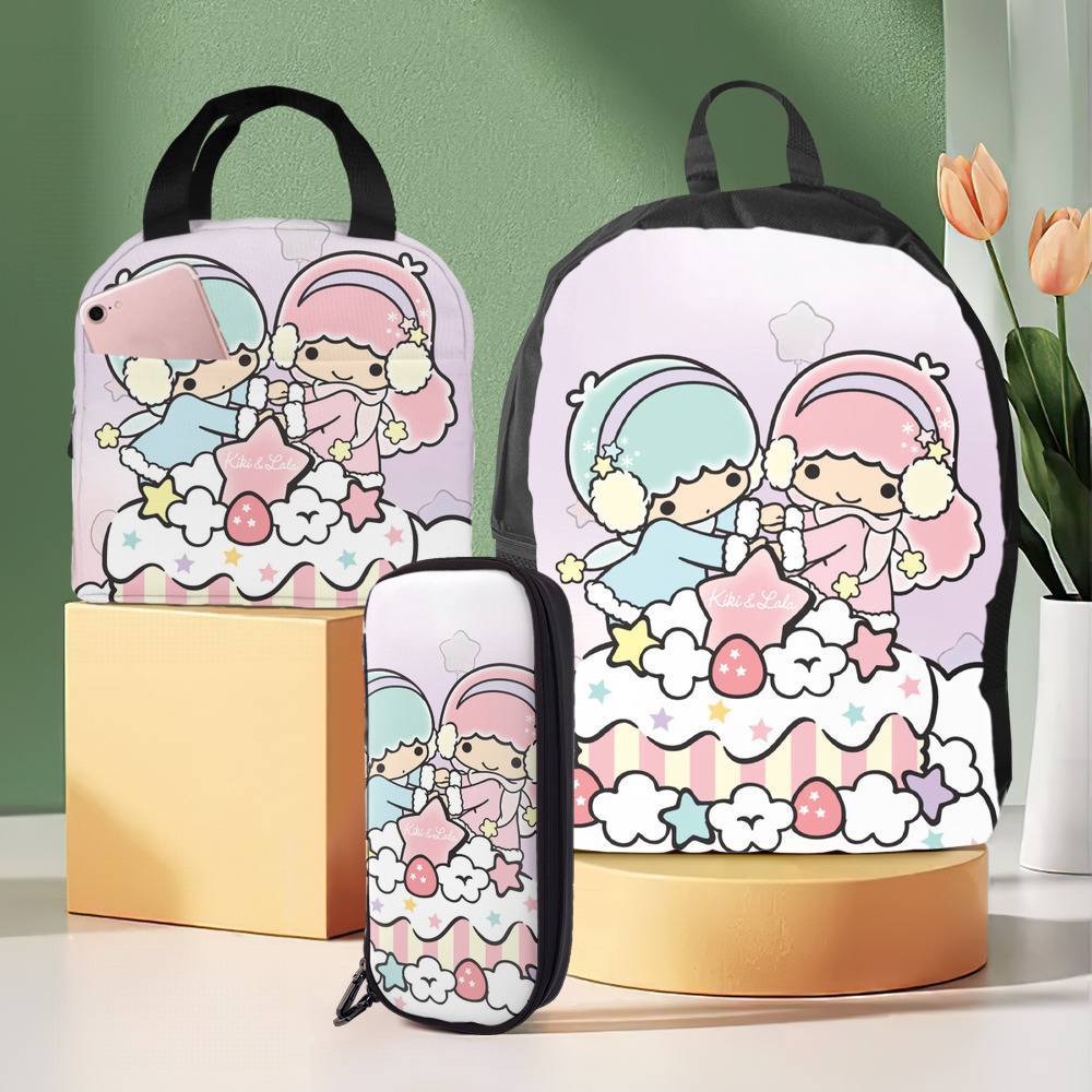 Sanrio Backpack with Lunch Box and with Pencil Box
