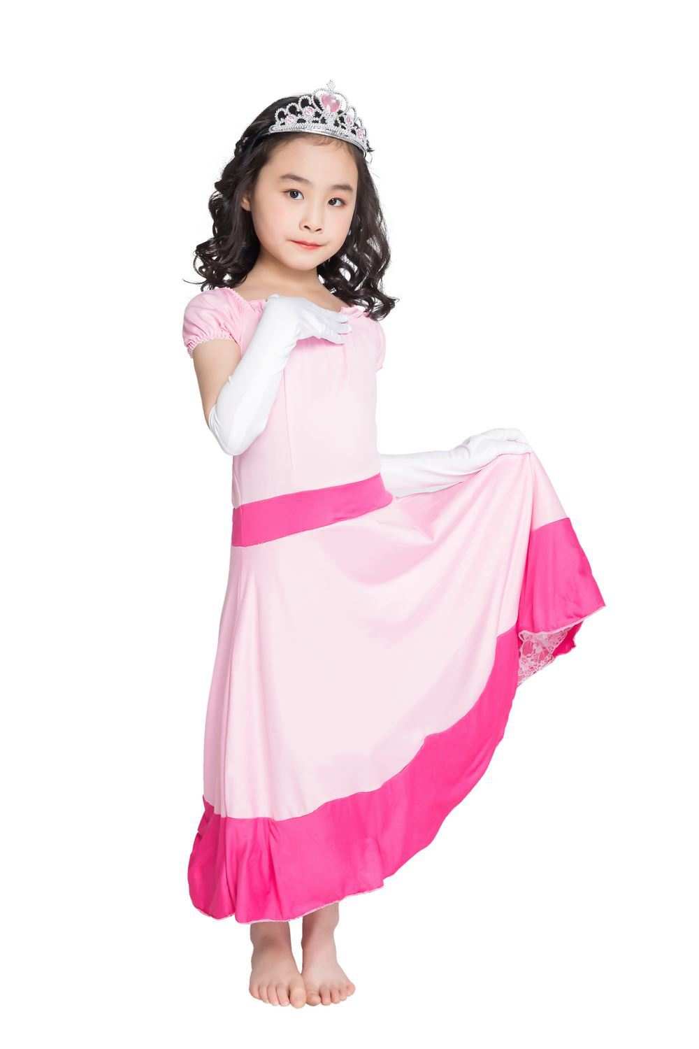 Peach Costume Children Stage Performance Clothes Kids Birthday