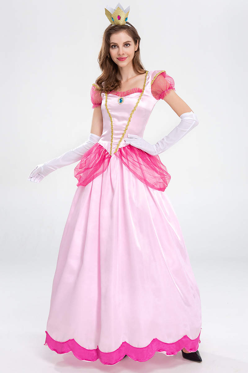 WISHTEN Snow White Costume for Women,Adults Princess Snow White Dress with  Headband, Halloween Costume Dress Up Outfit : : Clothing, Shoes 