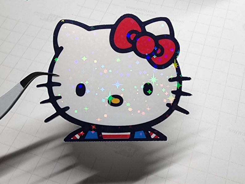 100pcs Cute Cat Stickers Hello Kitty stickers