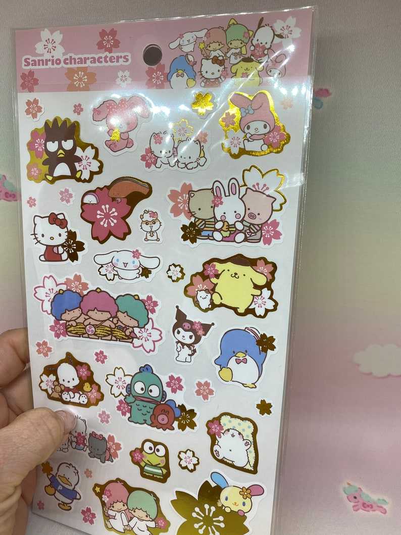 Sanrio characters Big sticker 2022 spring_ Sanrio Character