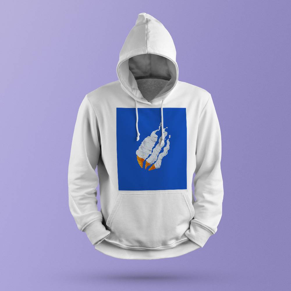 Ice cream fire hoodie hot sale