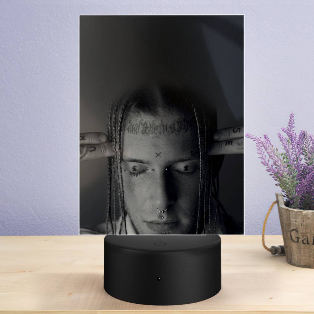 Tom Macdonald Lamp Classic Celebrity Night Light Whiteboyz by Tom Macdonald Lamp with Plastic Base