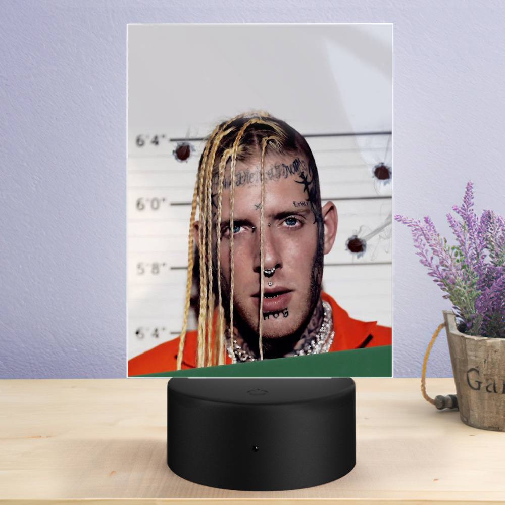 Tom Macdonald Lamp Classic Celebrity Night Light Straight White Male by Tom Macdonald Lamp with Plastic Base