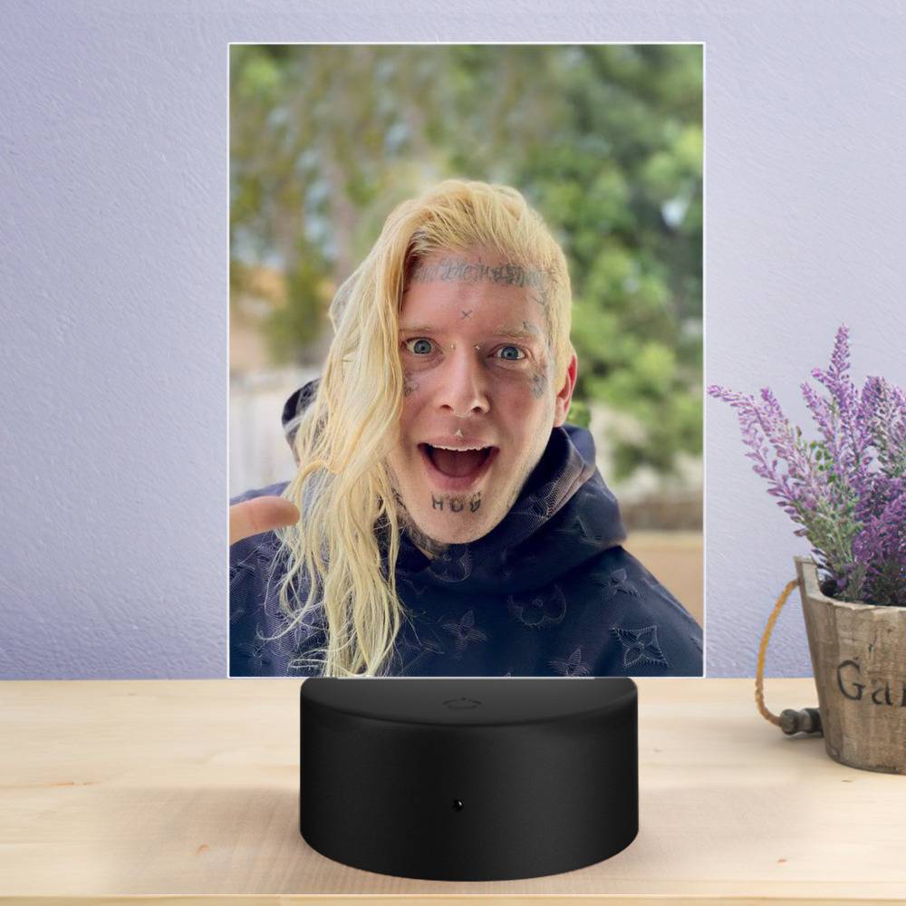 Tom Macdonald Lamp Classic Celebrity Night Light In God We Trust by Tom Macdonald Lamp with Plastic Base