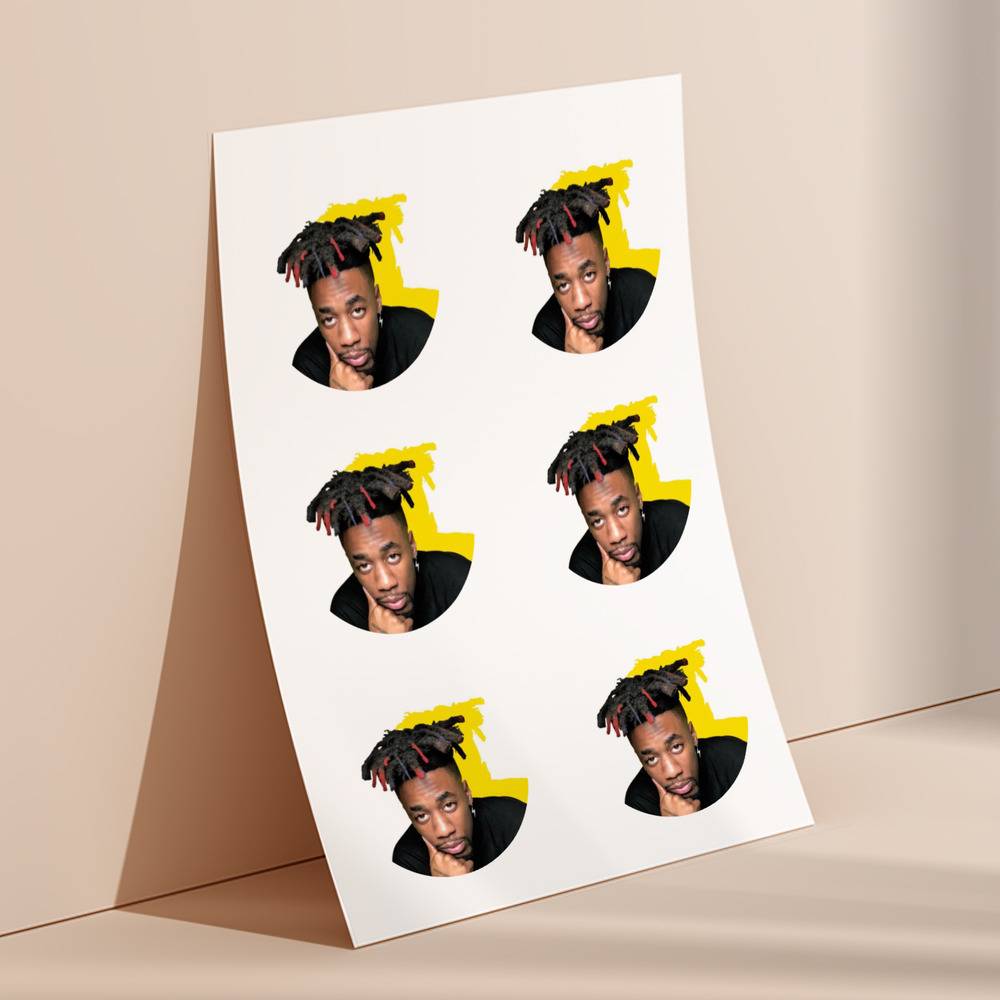 Tom Macdonald round stickers decorative stickers gift for fans Blame the Rappers