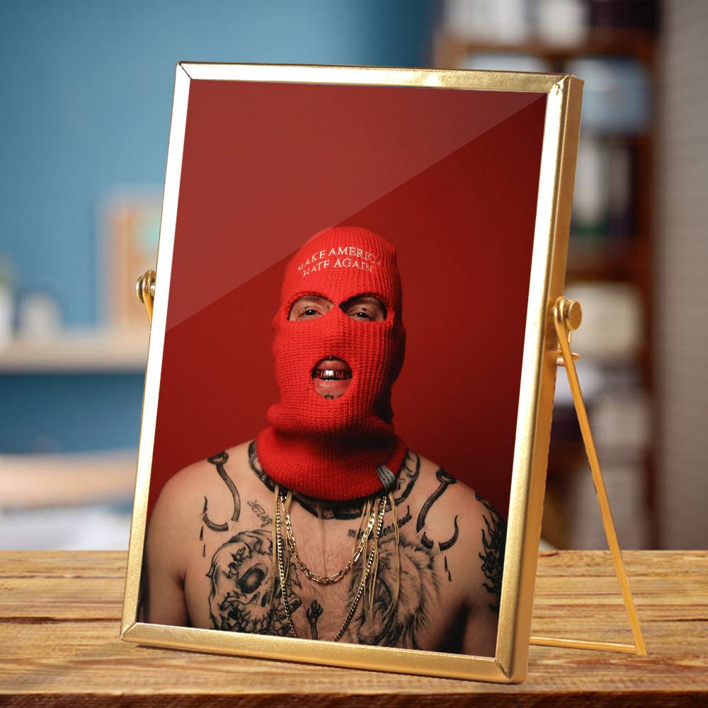 Tom Macdonald Plaque Classic Celebrity Plaque Everybody Hates Me by Tom Macdonald Plaque with Golden Frame