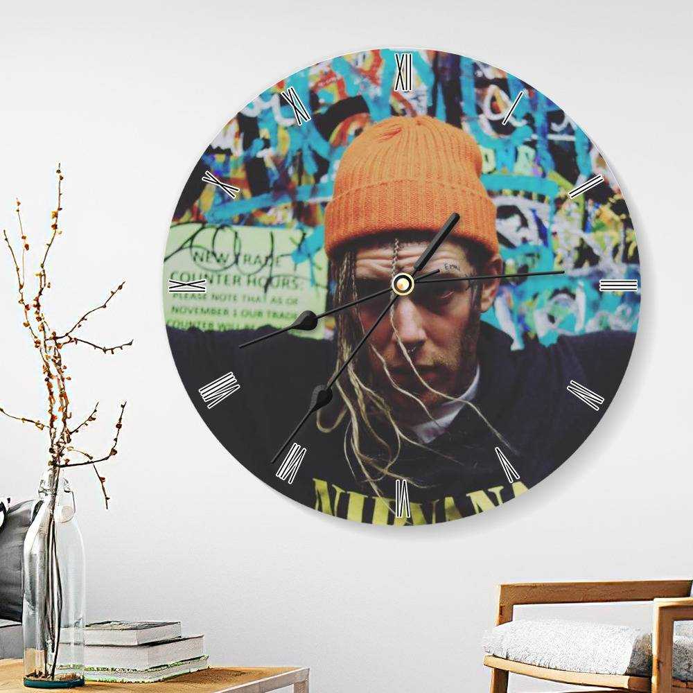 Tom Macdonald Round Wall Clock Home Decor Wall Clock Gift for Tom Macdonald Fans 