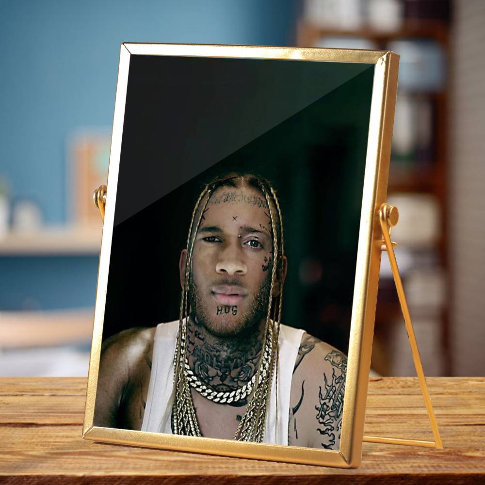 Tom Macdonald Plaque Classic Celebrity Plaque If I Was Black by Tom Macdonald Plaque with Golden Frame