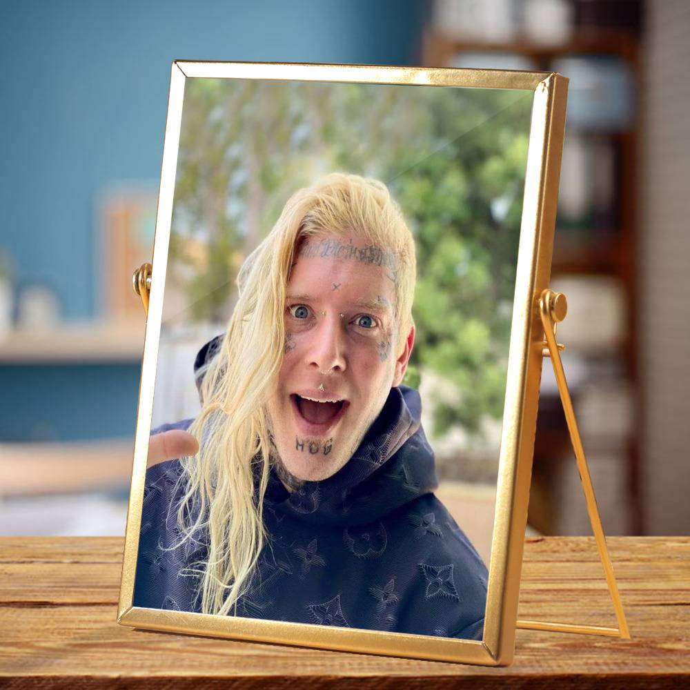 Tom Macdonald Plaque Classic Celebrity Plaque In God We Trust by Tom Macdonald Plaque with Golden Frame