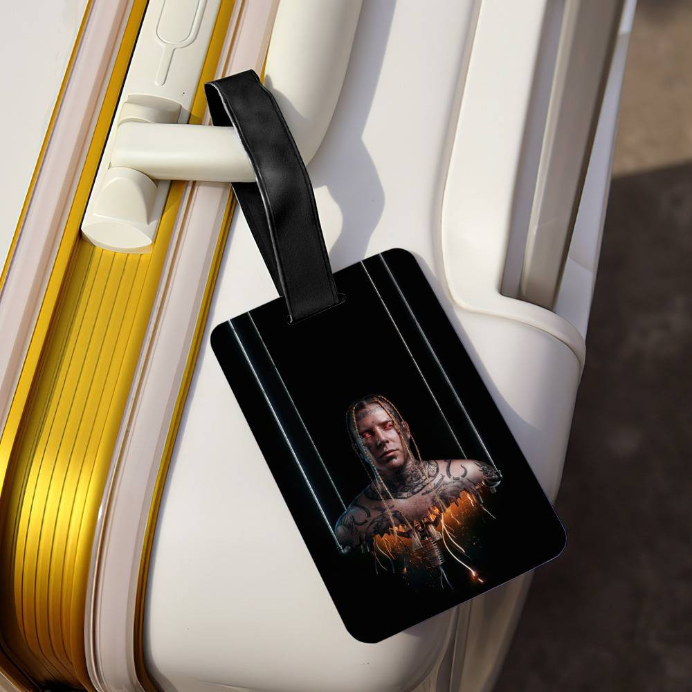 Tom Macdonald Luggage Tag Classic Celebrity Luggage Tag No Guts No Glory by Tom Macdonald Luggage Tag