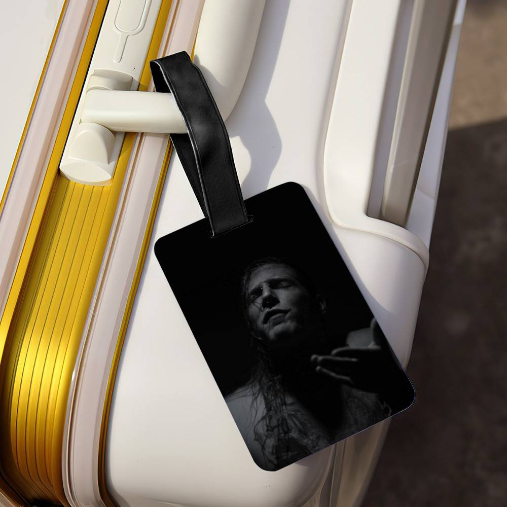 Tom Macdonald Luggage Tag Classic Celebrity Luggage Tag Hangman by Tom Macdonald Luggage Tag