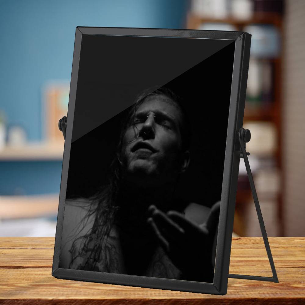 Tom Macdonald Plaque Classic Celebrity Plaque Hangman by Tom Macdonald Plaque with Black Frame