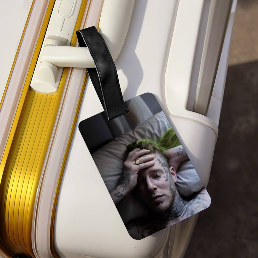 Tom Macdonald Luggage Tag Classic Celebrity Luggage Tag I Can't Sleep by Tom Macdonald Luggage Tag