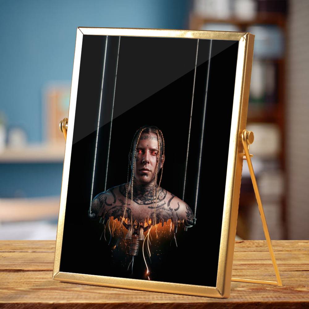 Tom Macdonald Plaque Classic Celebrity Plaque No Guts No Glory by Tom Macdonald Plaque with Golden Frame