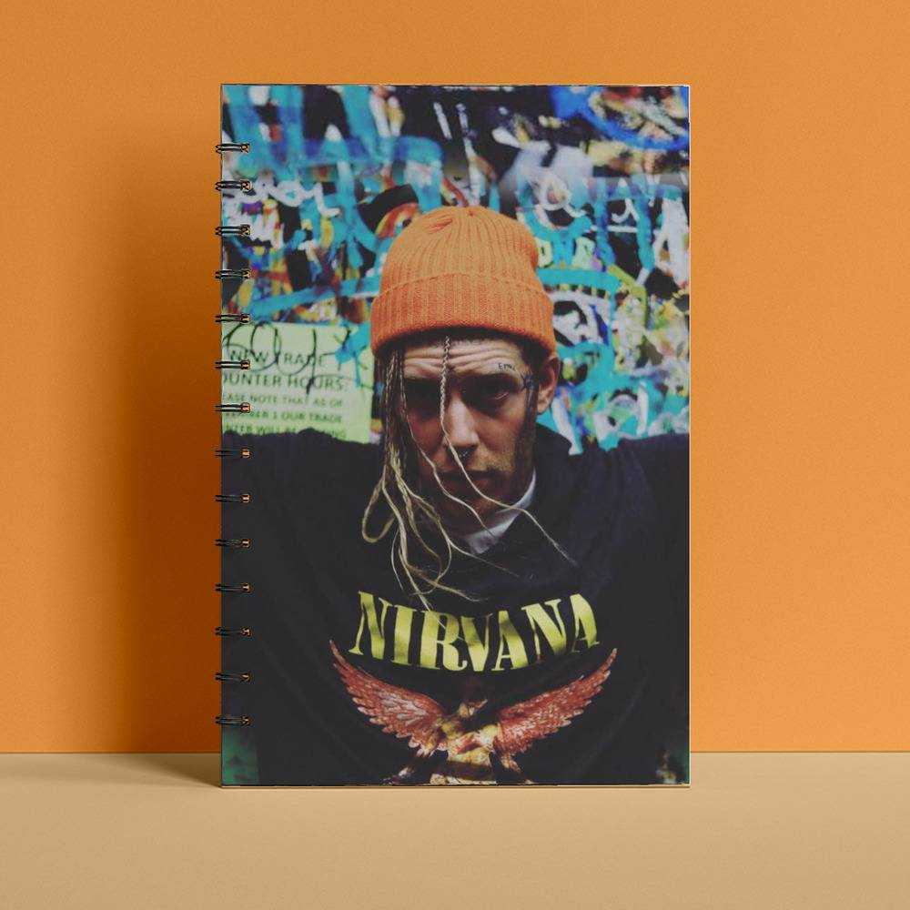 Tom Macdonald Spiral Bound Notebook Journal Diary Gift for Fans Snowflakes 