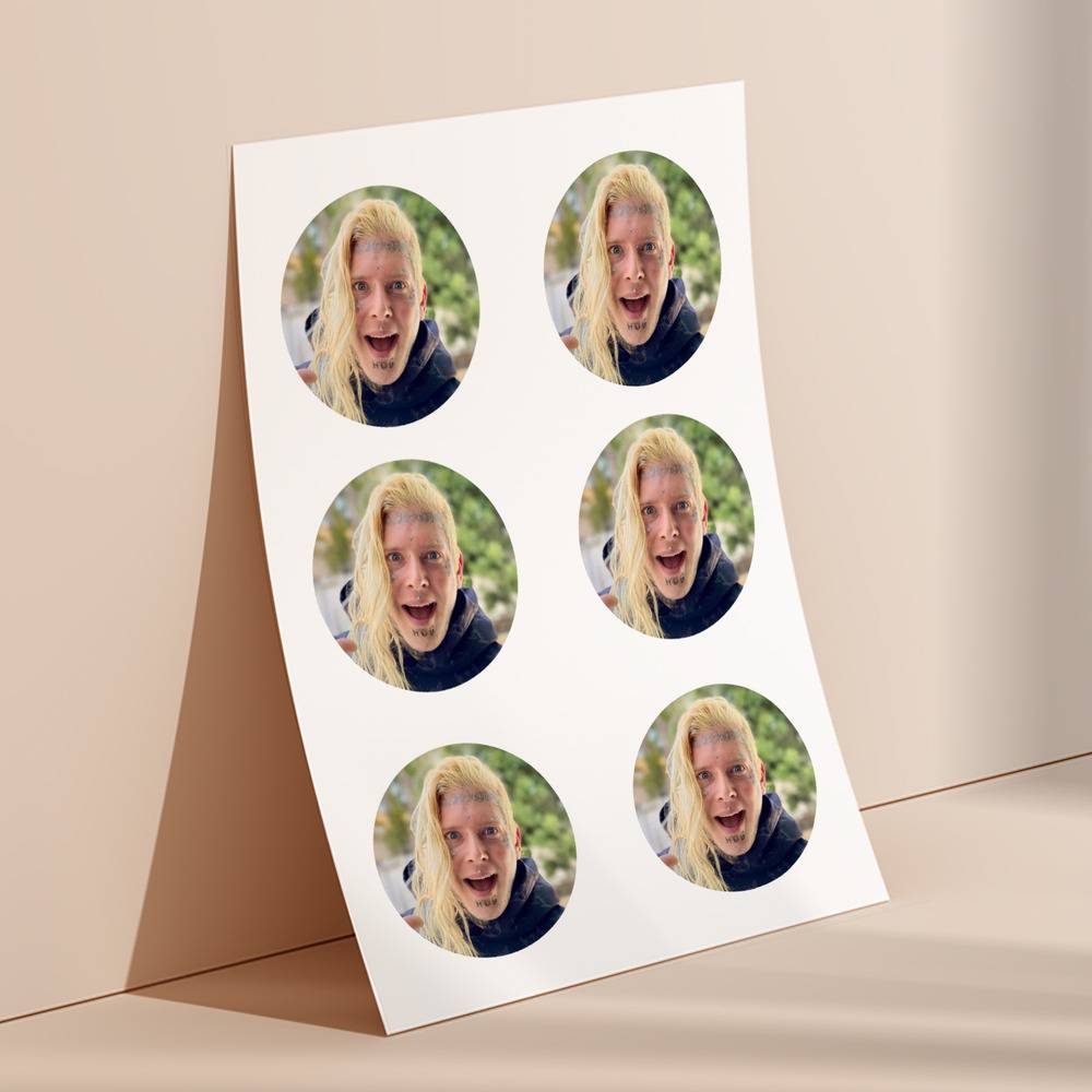 Tom Macdonald round stickers decorative stickers gift for fans In God We Trust