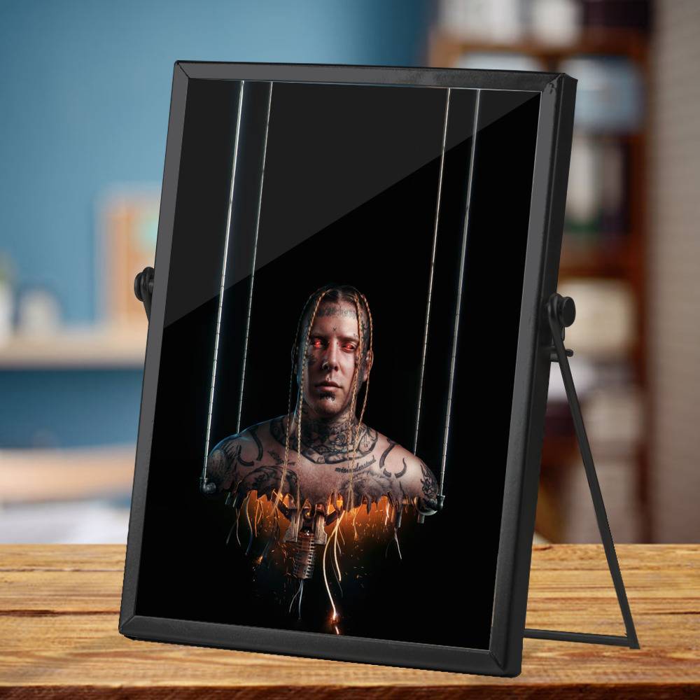 Tom Macdonald Plaque Classic Celebrity Plaque No Guts No Glory by Tom Macdonald Plaque with Black Frame