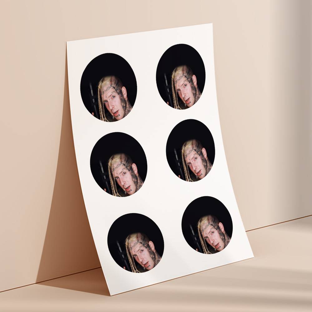 Tom Macdonald round stickers decorative stickers gift for fans New World Order