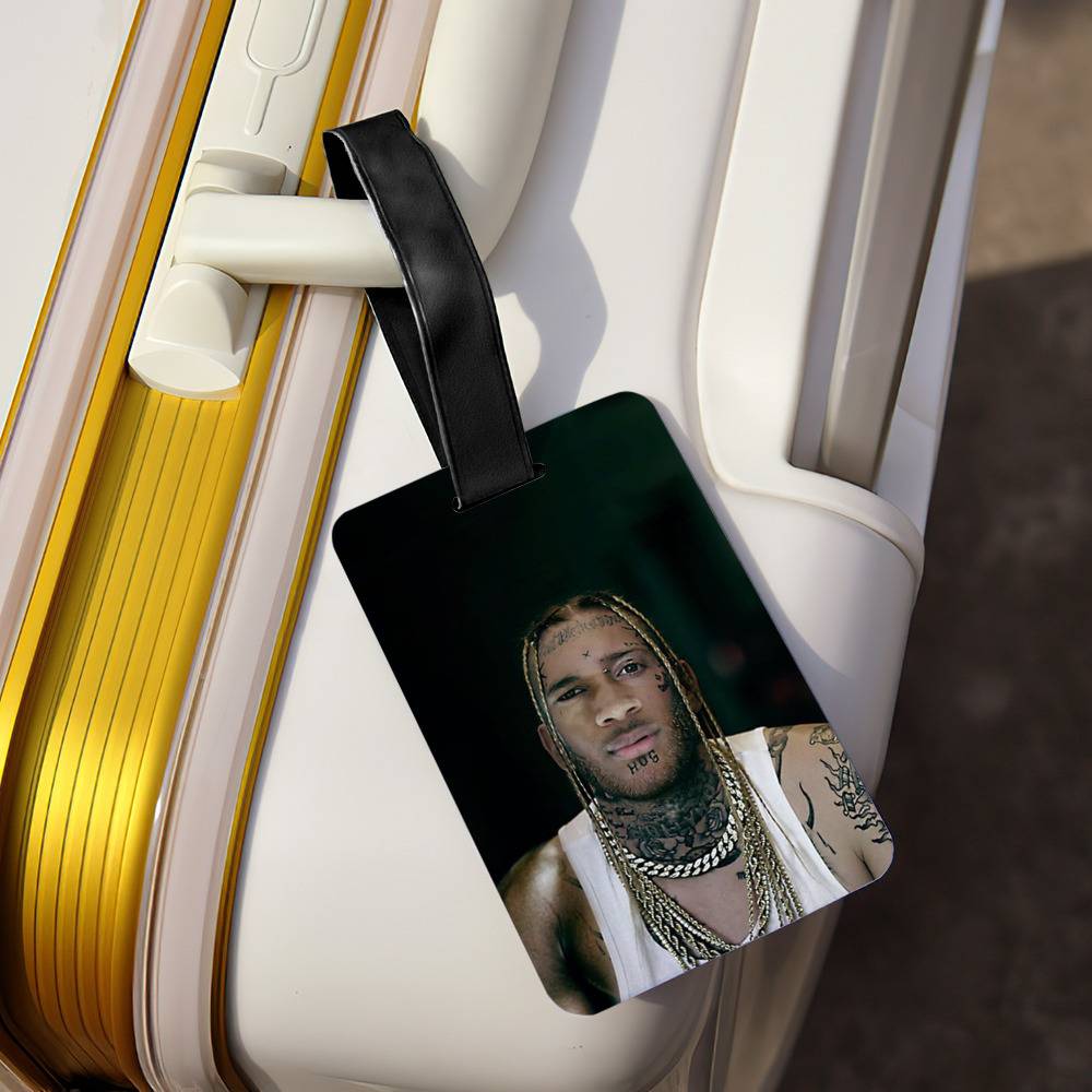 Tom Macdonald Luggage Tag Classic Celebrity Luggage Tag If I Was Black by Tom Macdonald Luggage Tag