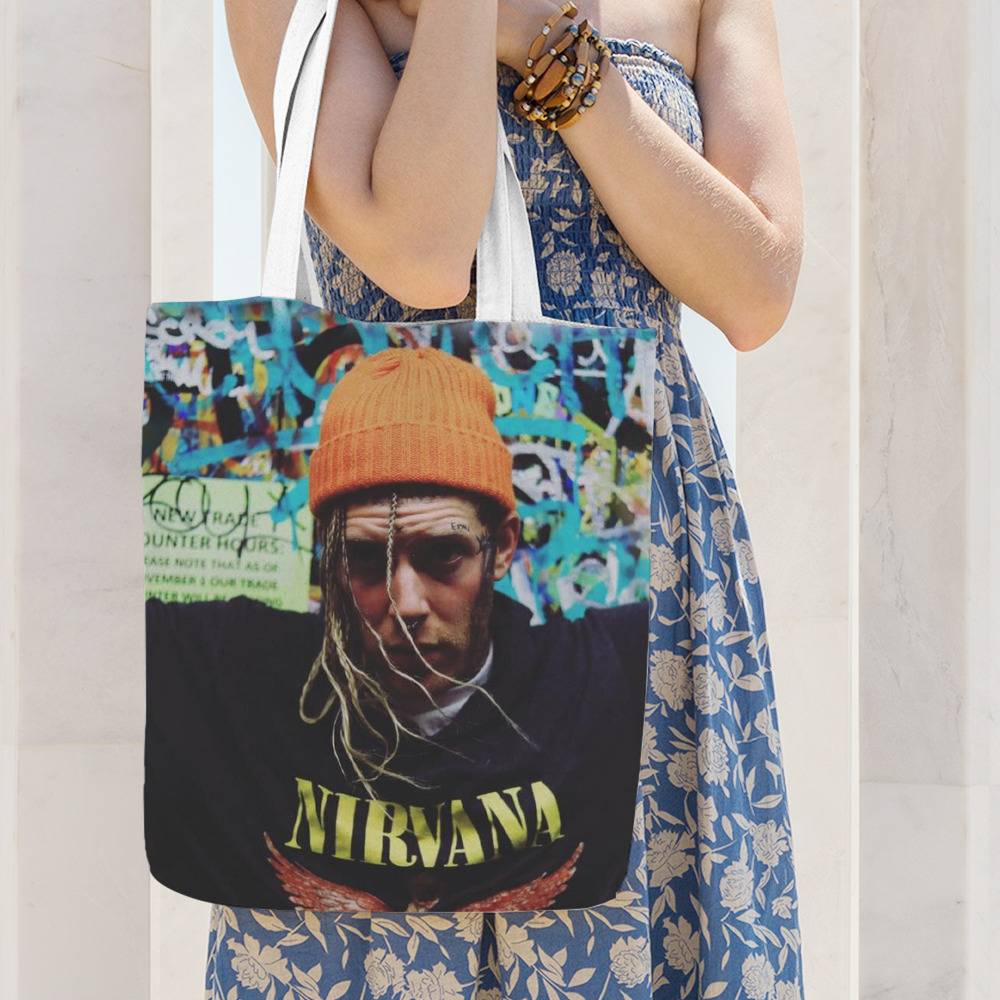 Tom Macdonald Totebag Classic Celebrity Totebag Snowflakes Totebag