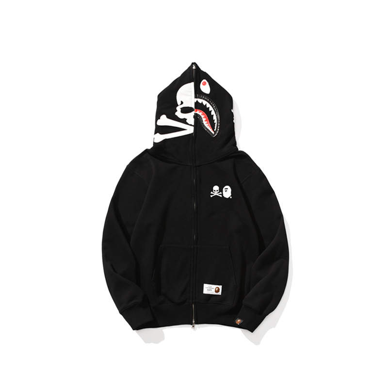 Shark zip up hoodie hot sale