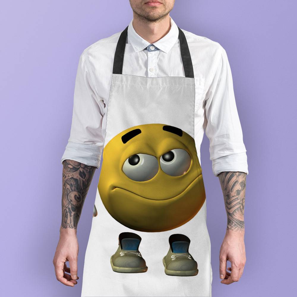 Meme Emoji Apron Doesn't matter Apron | memeemoji.store