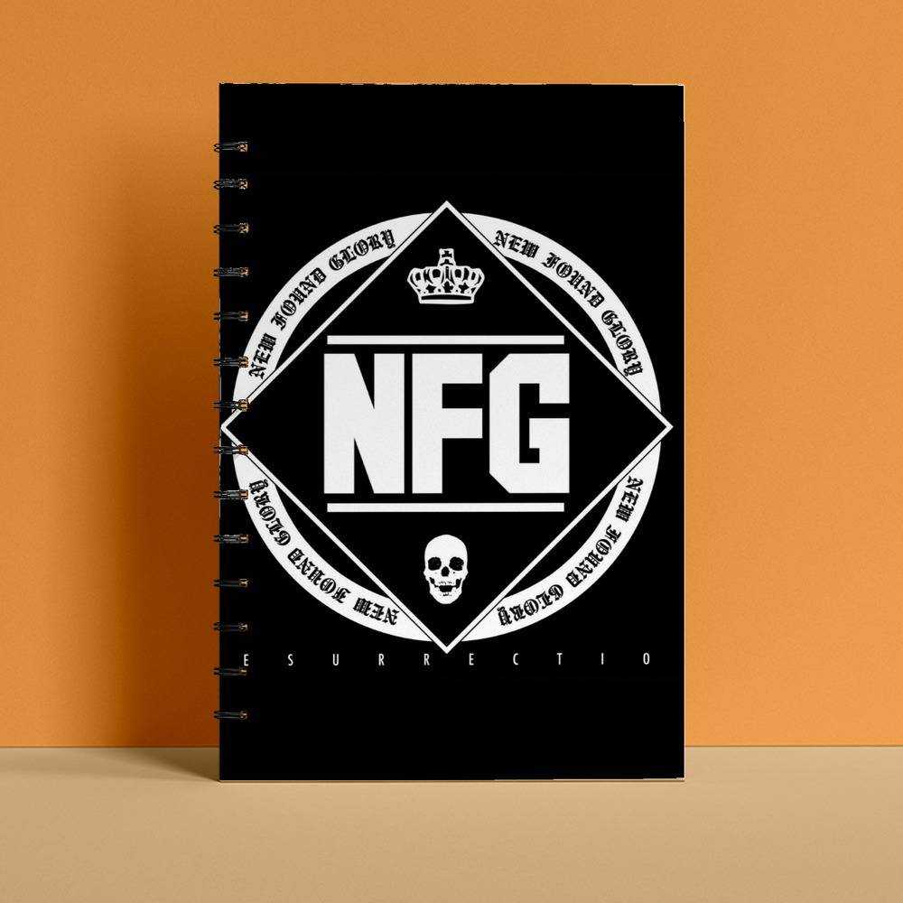 New Found Glory Spiral Bound Notebook Journal Diary Gift for Fans Resurrection