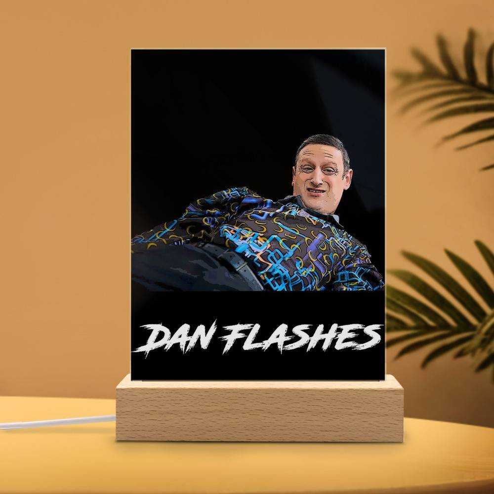 I Think You Should Leave Lamp Classic Celebrity Night Light  Dan Flashes Pattern Tim by  I Think You Should Leave Lamp with Wooden Base