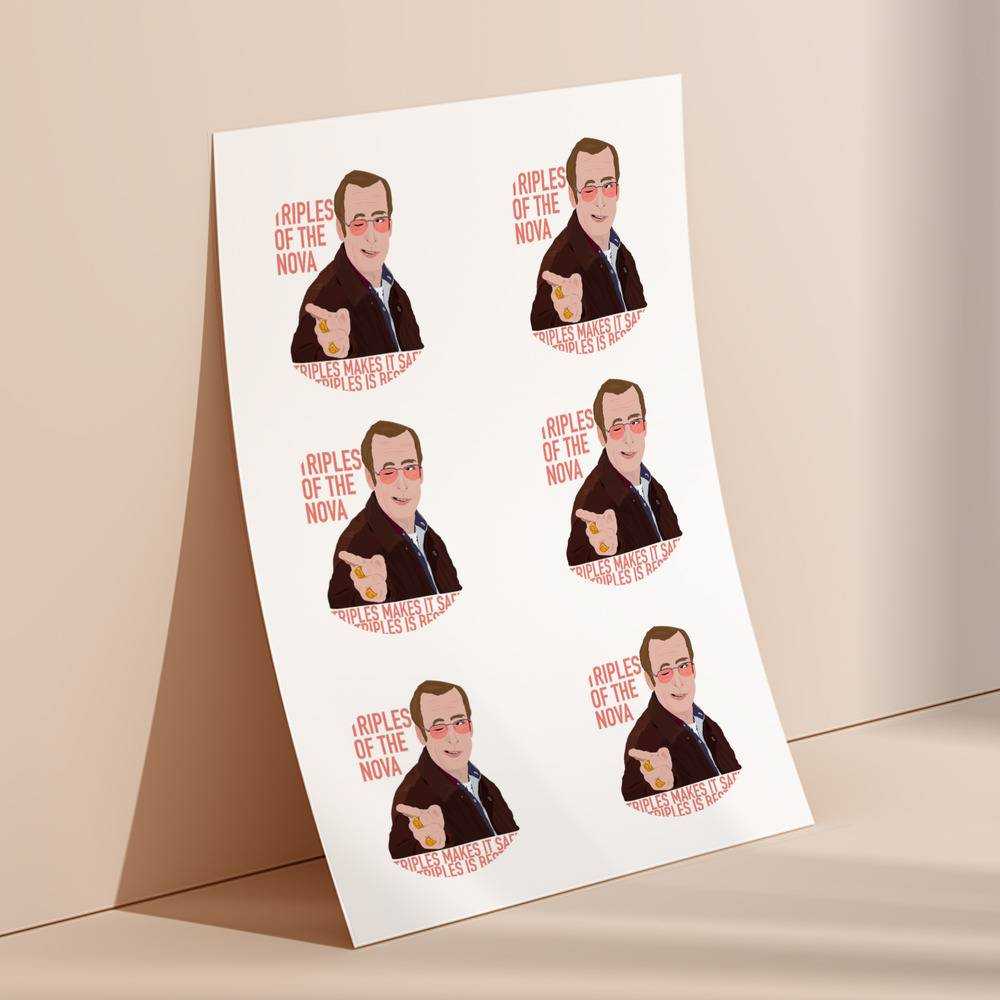 I Think You Should Leave round stickers decorative stickers gift for fans I Think You Should Leave Triples of the Nova