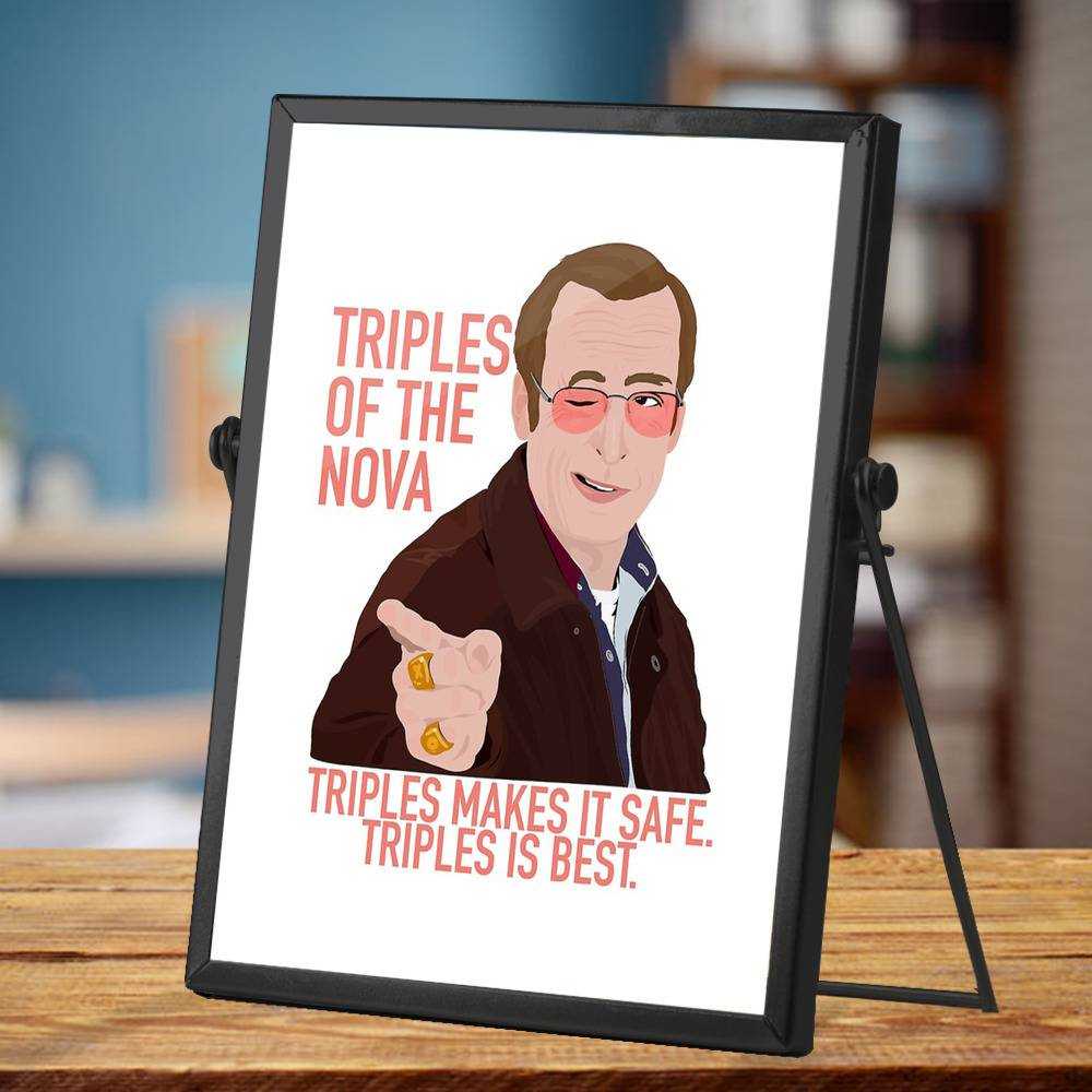 I Think You Should Leave Plaque Classic Celebrity Plaque I Think You Should Leave Triples of the Nova by I Think You Should Leave Plaque with Black Frame