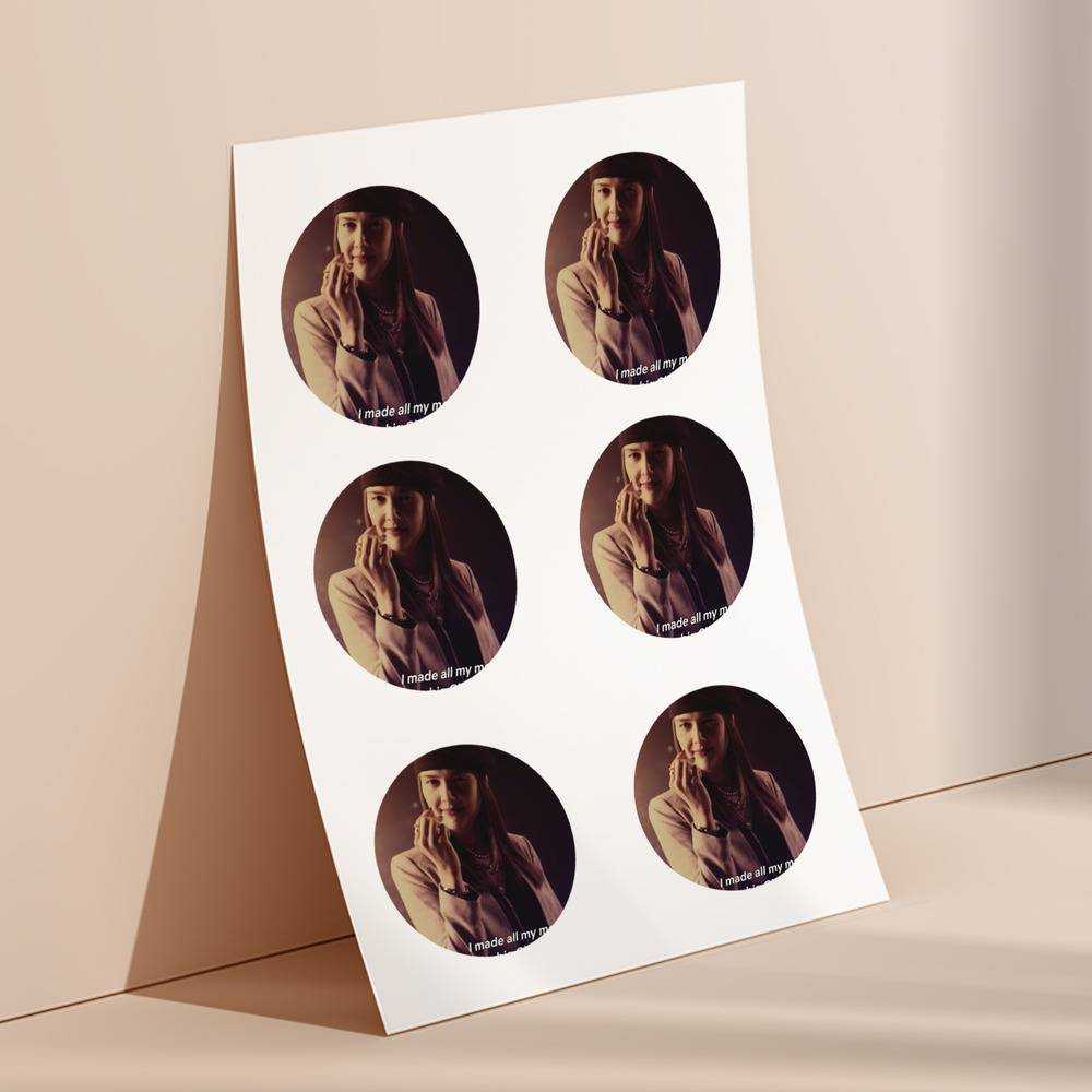 I Think You Should Leave round stickers decorative stickers gift for fans Patti Harrison