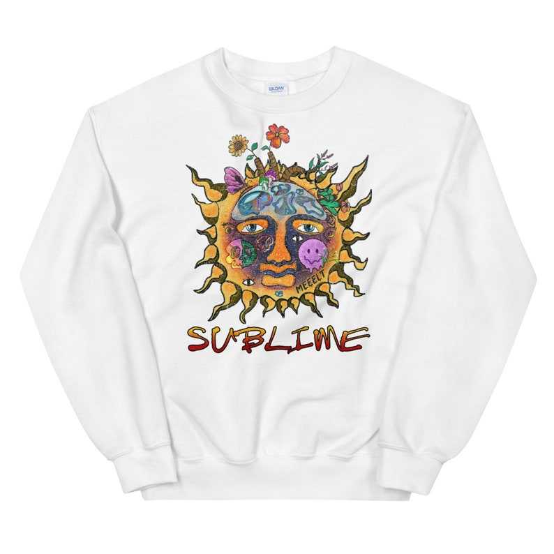 Sublime Sun Oversized Crew Neck Sweatshirt  Urban outfitters clothes,  Sweatshirts, Crew neck sweatshirt