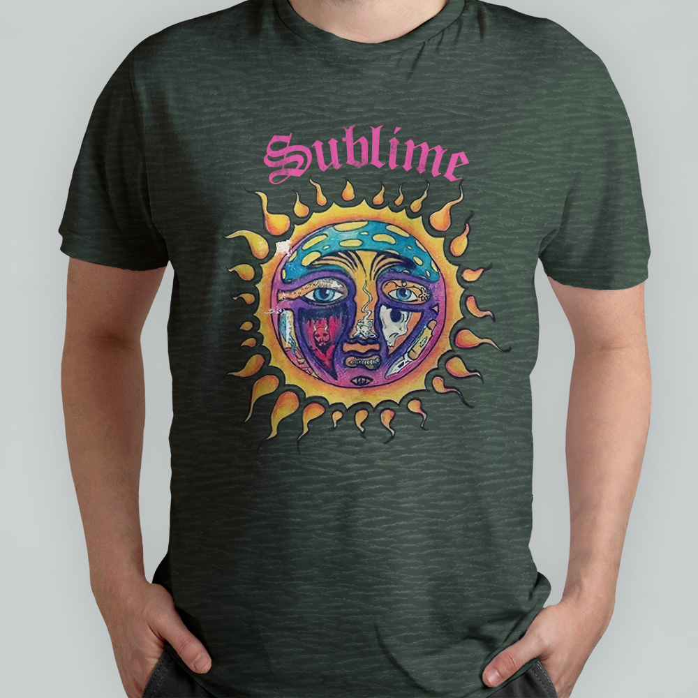 Sublime T Shirt, Band Tee Sublime Sun