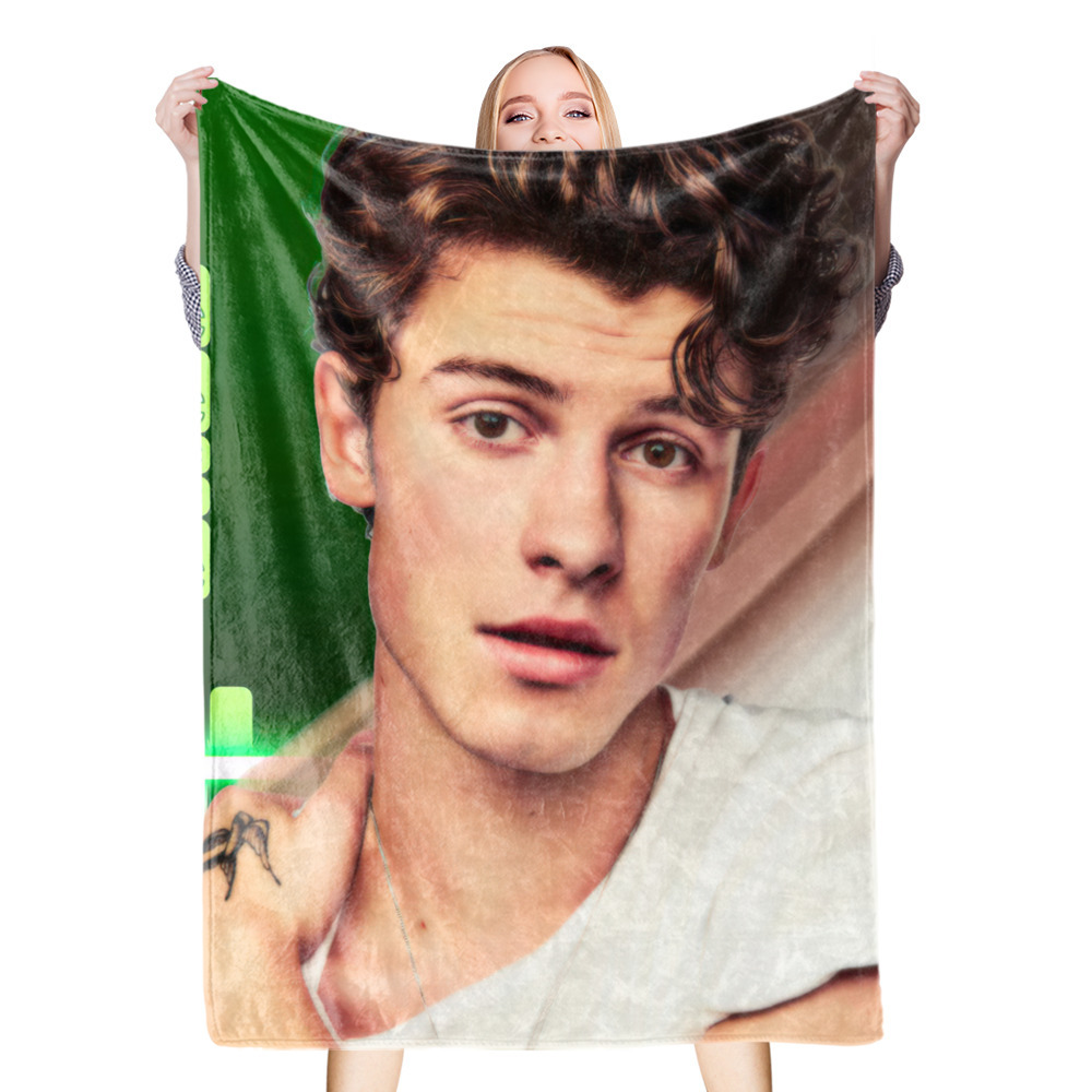 Shawn Mendes I Throw Blanket by arttbyvalchu