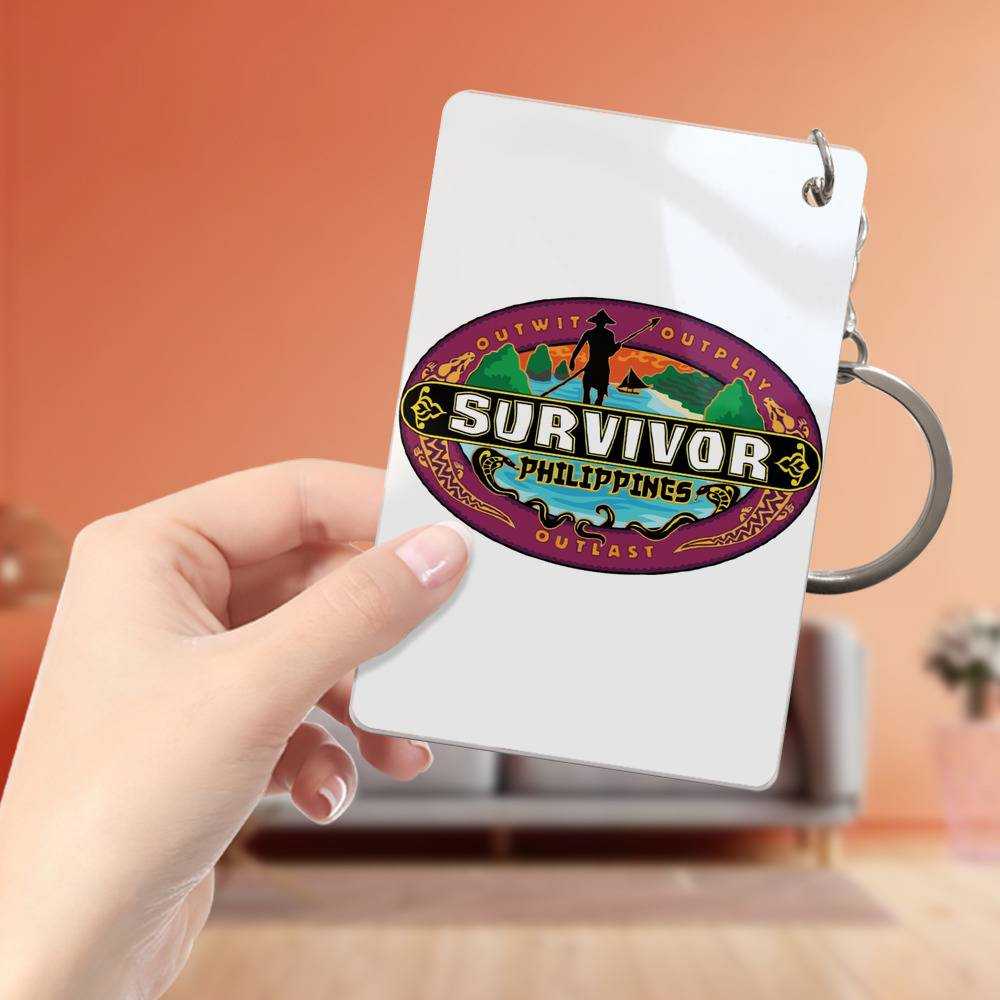 Survivor Keychain Survivor Philippines Logo by Survivor Keychain