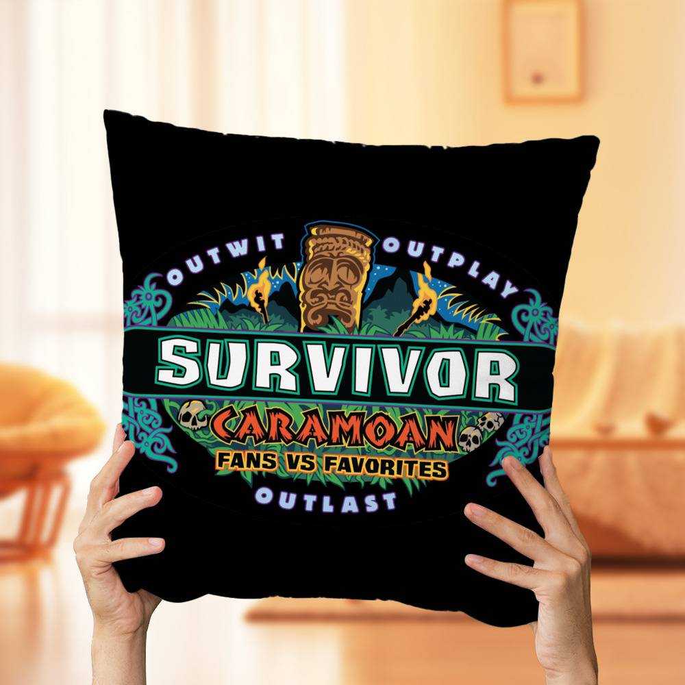Survivor Pillow Caramoan Logo Pillow