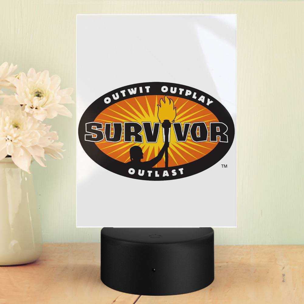 Survivor Lamp Logo Picture by Survivor Lamp with Plastic Base