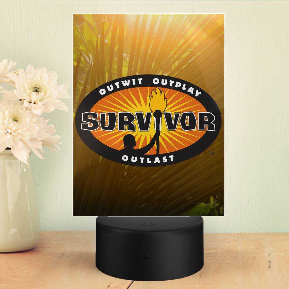 Survivor Lamp Survivor Entering Season 34 by Survivor Lamp with Plastic Base