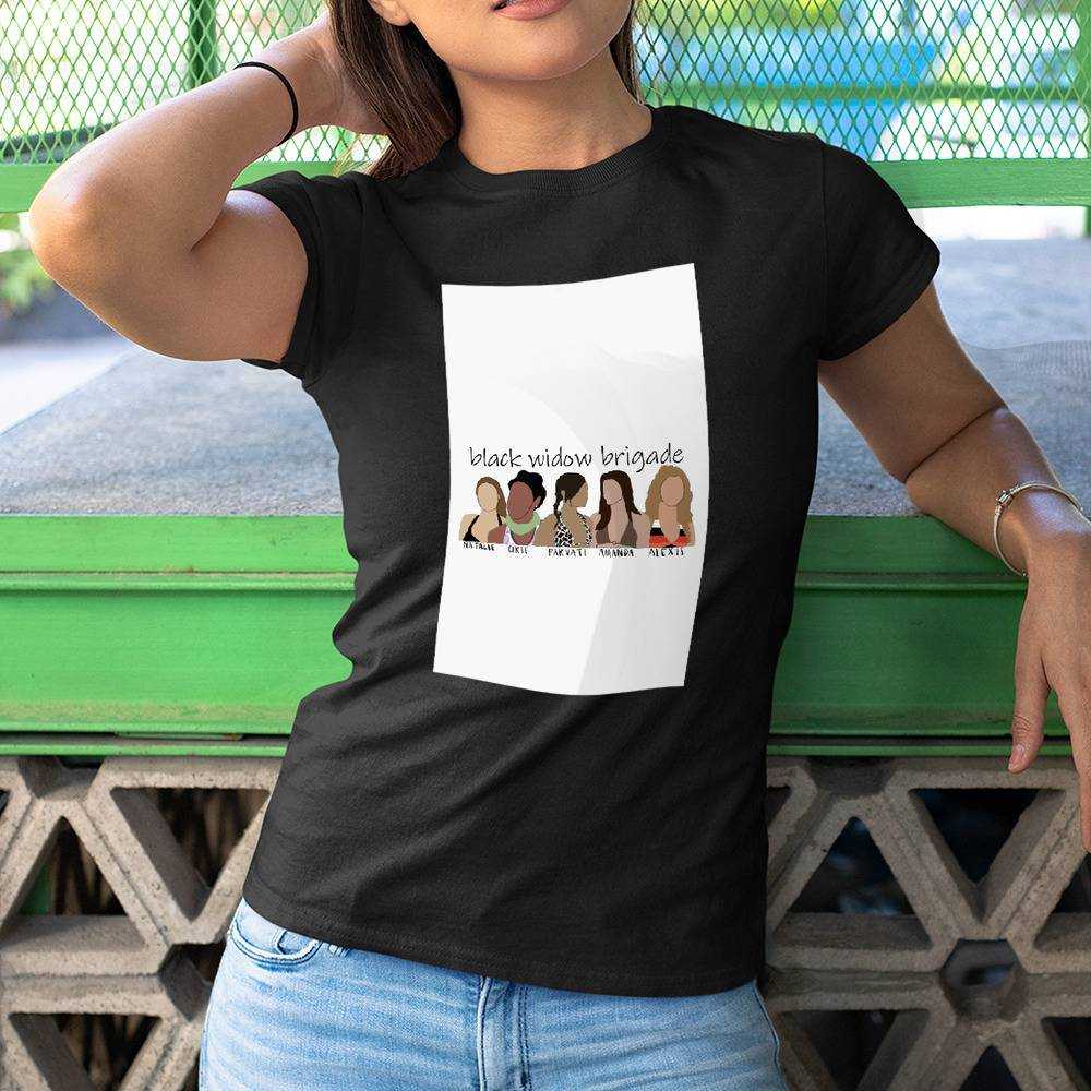 Survivor T-shirt Black Widow Brigade T-shirt Cotton Shirt