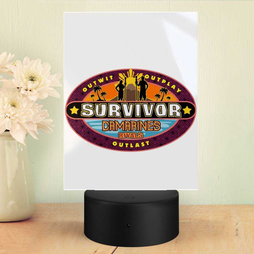 Survivor Lamp Camarines Rivals Logo by Survivor Lamp with Plastic Base