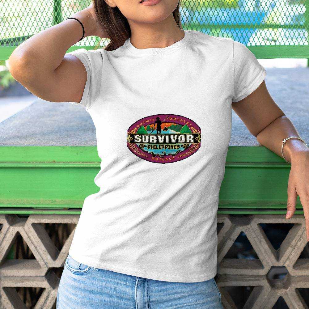Survivor T-shirt Survivor Philippines Logo T-shirt Cotton Shirt