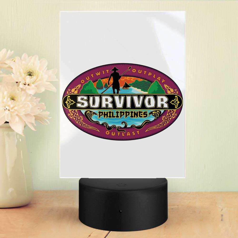 Survivor Lamp Survivor Philippines Logo by Survivor Lamp with Plastic Base