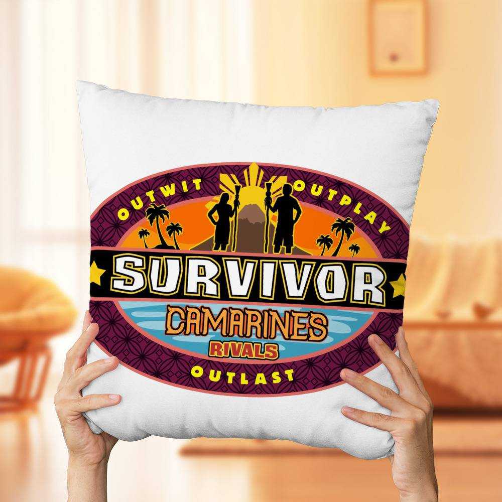Survivor Pillow Camarines Rivals Logo Pillow
