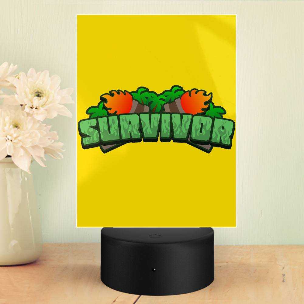 Survivor Lamp Survivor Picture by Survivor Lamp with Plastic Base