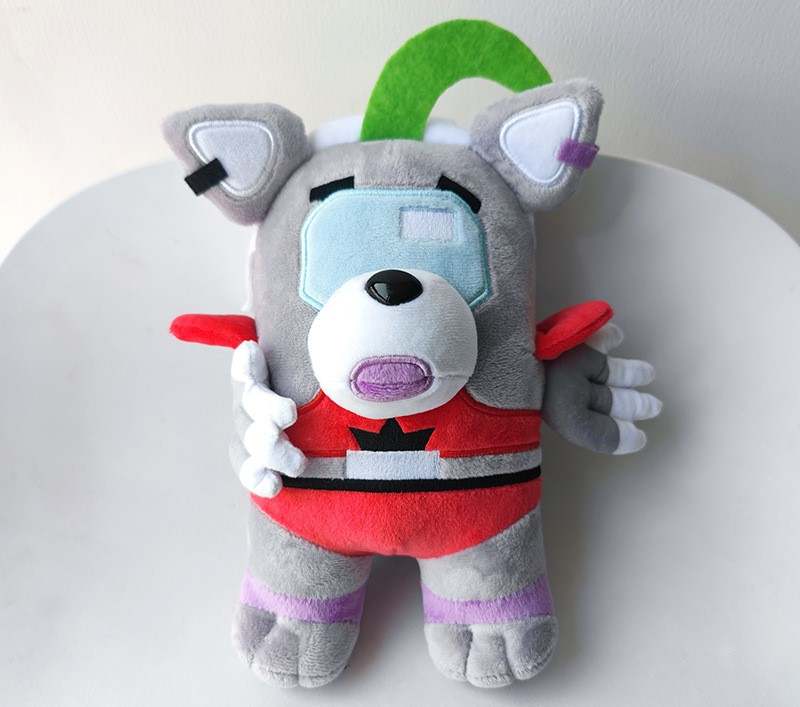 Five Nights At Freddys Plush, Gray Wolf Sundrop FNAF Game