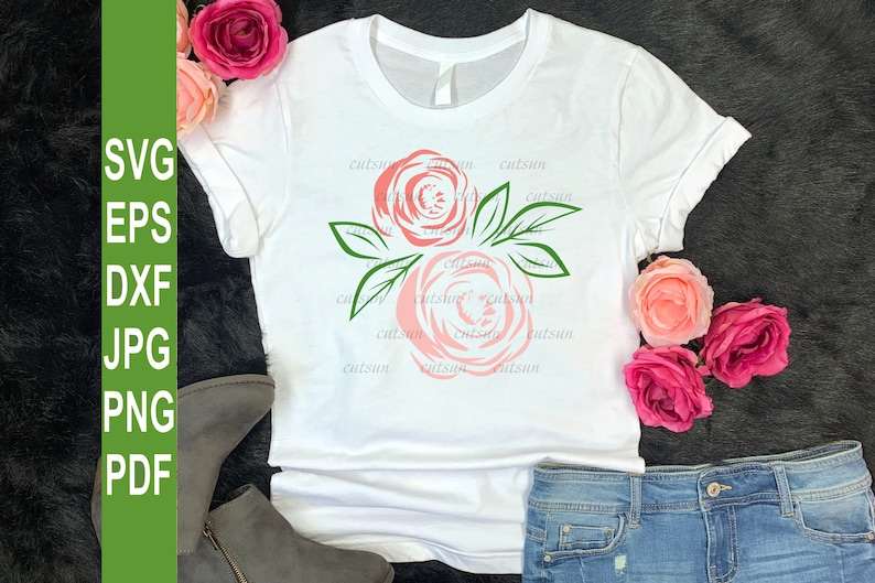 Rose Flower Svg, Svg Files For Cricut