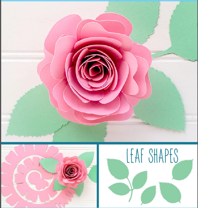 Rolled Rose Svg, Rolled Flower Svg, Rolled Paper Flowers Svg/PNG/DXF