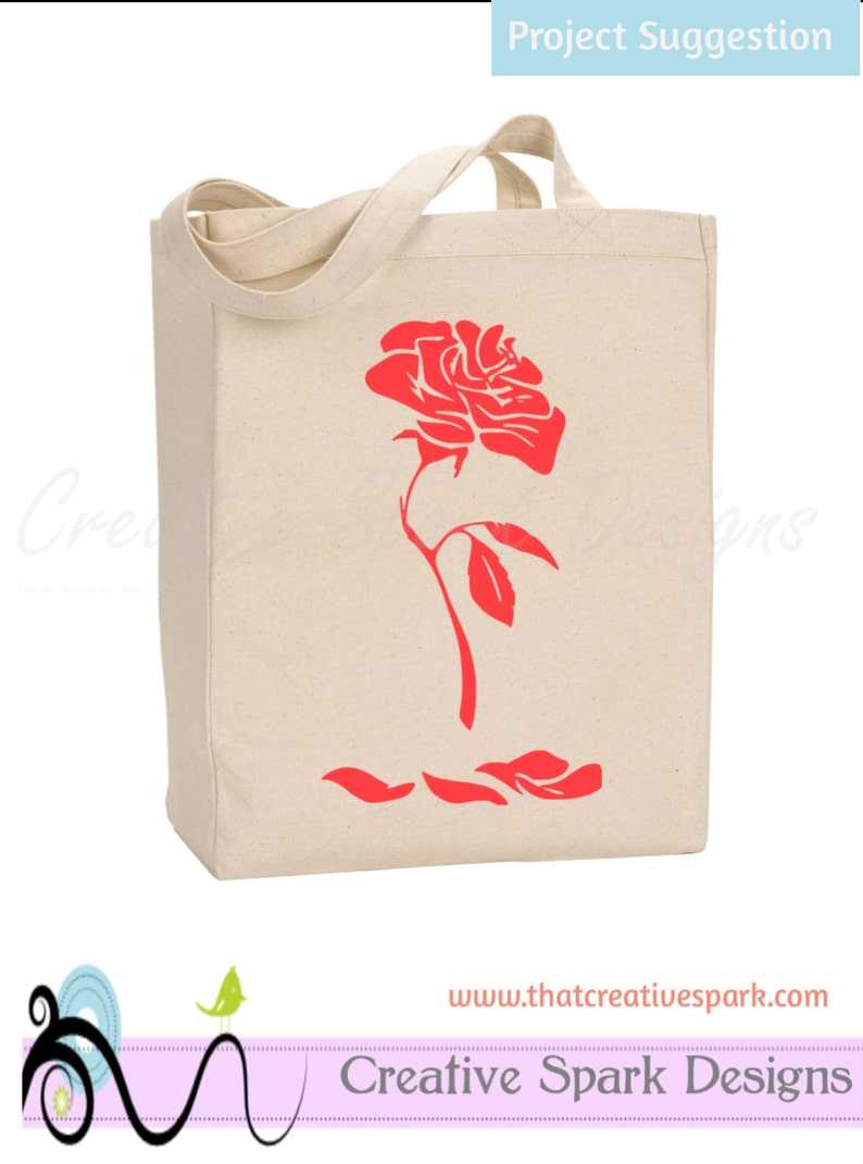 Enchanted Rose Silhouette SVG